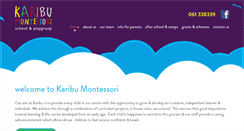 Desktop Screenshot of karibuschool.com